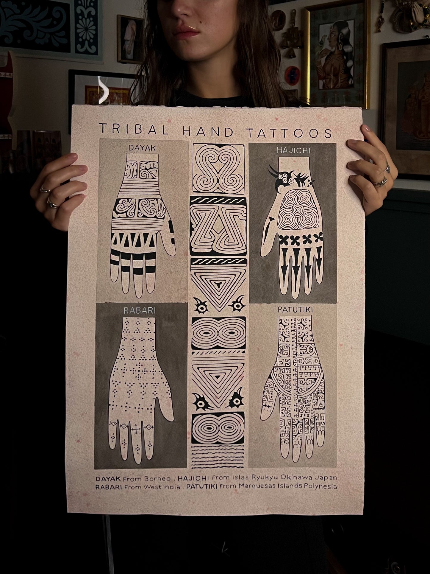 Print 'Tribal hand tattoos'